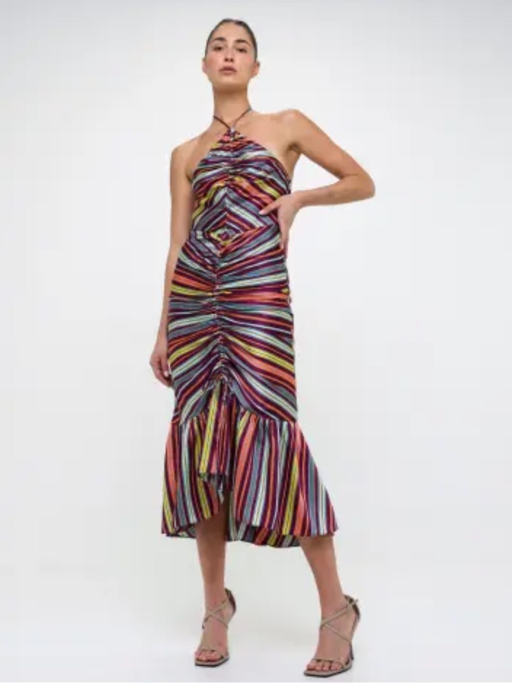 NWT Cinq a Sept Clifton Dress – Midnight Purple Multi Neiman Marcus
